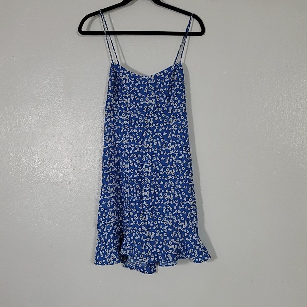 Zara NWT Printed Mini Dress Size XL - Picture 3 of 9